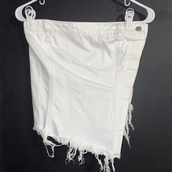 ZARA Denim Corset Button-Side Top Stretch Panel Festival Strapless Size: M - Picture 3 of 7